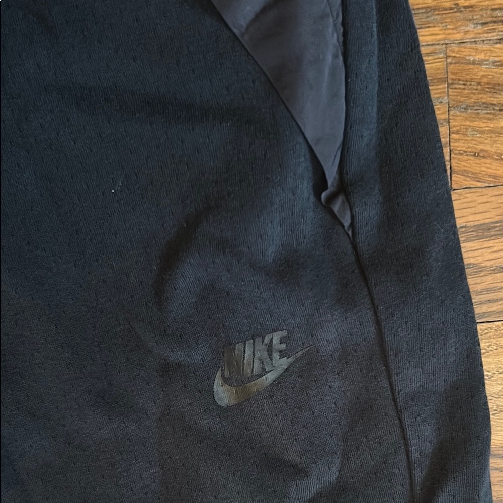 Nike Black Track Pants Sleek Joggers - Picture 2 of 10